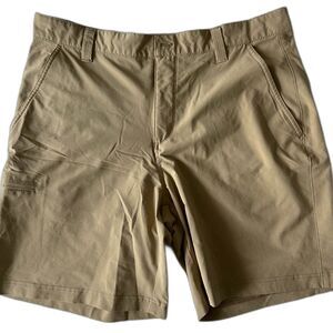 Columbia Men’s Khaki Shorts Size 34 Outdoor Hiking Casual Quick Dry